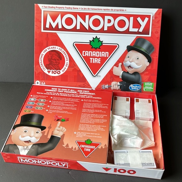 Hasbro Games Canadian Tire 100th Anniversary Special Edition Monopoly, Ages 8+ - Picture 3 of 3